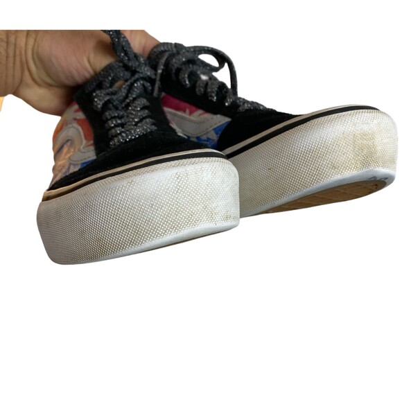 VANS Old Skool Canvas Skateboarding Platform After Dark Womens Size 7 - Picture 2 of 16